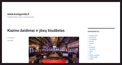 Desktop Screenshot of kunigunda.lt